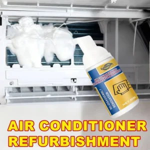 KineShineX Air Conditioner Cleaner Foam Spray for deep cleaning home split units and filters