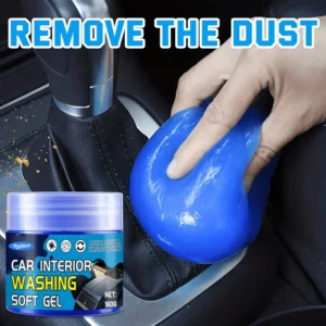 KineShineX car cleaning gel 160g effectively removing dust from car dashboards and keyboards