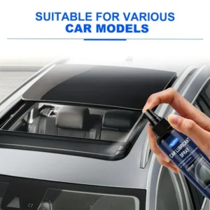 KineShineX car window lubricant spray 100ml for smooth glass movement and noise reduction
