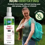 KineShineX Outdoor Insect Repellent Spray in a 100ml bottle for protection against ticks, ants, and mosquitoes