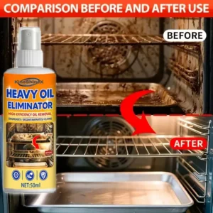 KineShineX high-efficiency heavy oil eliminator cleaner spray for kitchen appliances