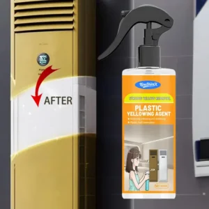 KineShineX professional plastic yellowing removal and whitening agent for restoring appliances like air conditioners and refrigerators
