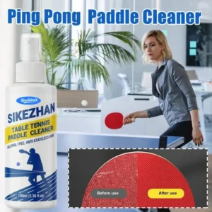 Professional Table Tennis Rubber Cleaner 100ml with Sponge for Paddle Maintenance