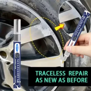 Professional KineShineX wheel scratch repair pen for automotive rim paint restoration